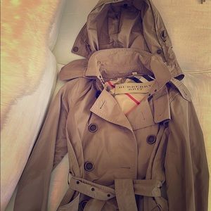 Burberry Brit trench coat.